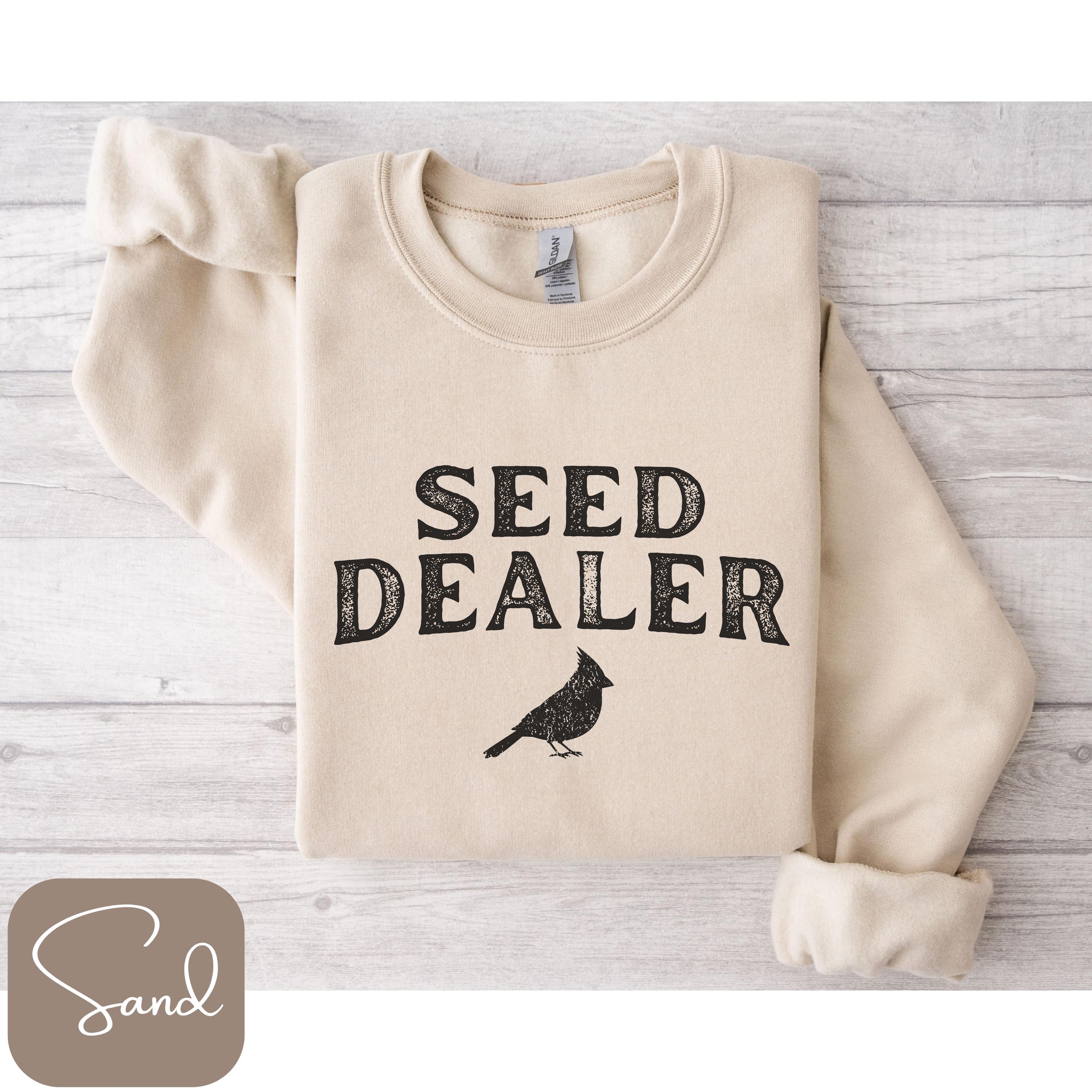 Seed Dealer Bird Lover Backyard Birding Bird Feeder Humor Tee Bird Watcher Tee
