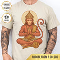 Hanuman Monkey God Strength Tee Hindu Devotion Spiritual Warrior Yoga Courage Inner Power Hanumanji