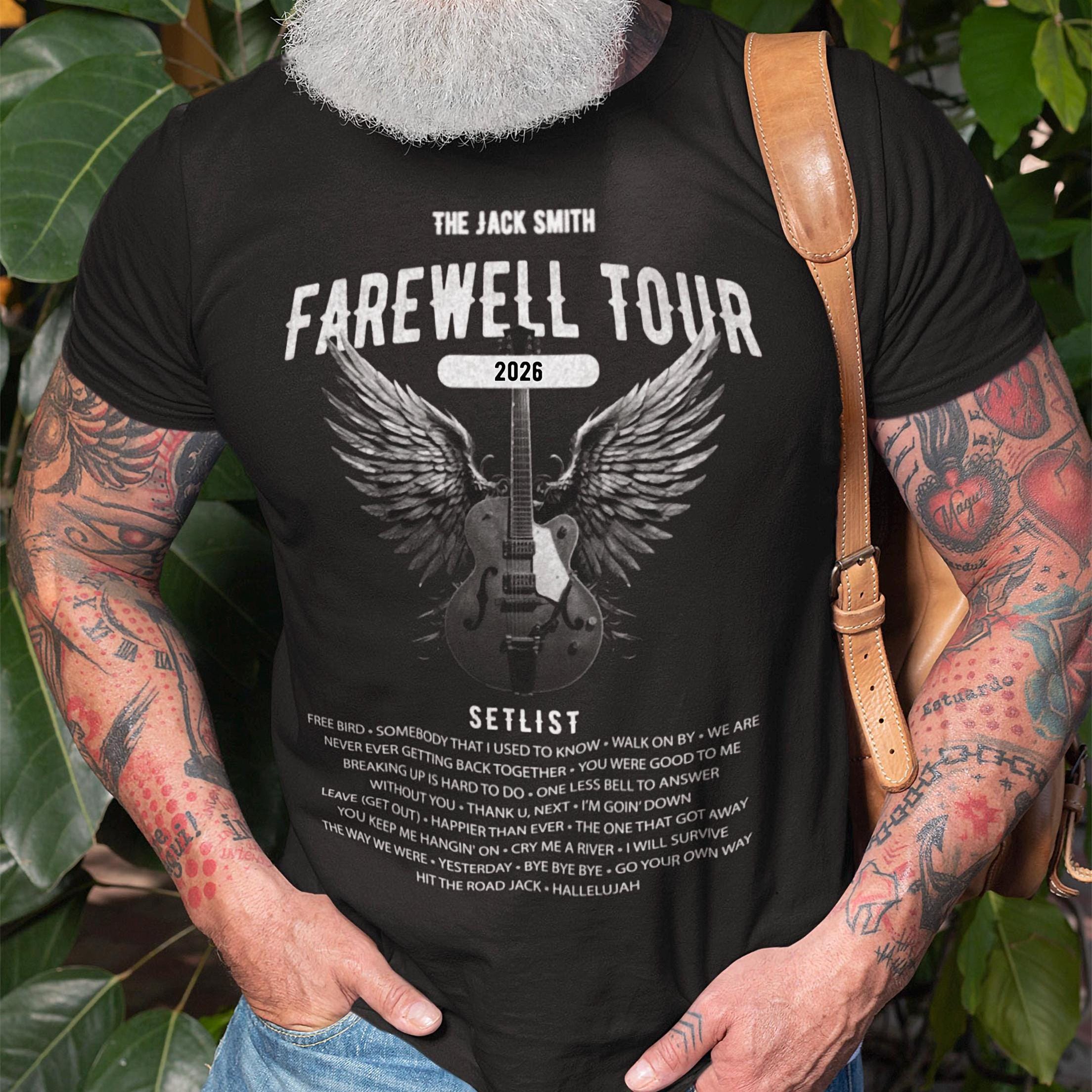 Personalized Retirement Farewell Tour Music-Themed Music Fan Custom Retiree Softstyle Tee