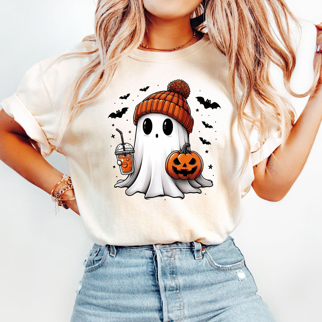 Comfort Colors Ghost Tee Ghost Halloween Halloween Halloween Pumpkin Halloween Halloween Tee