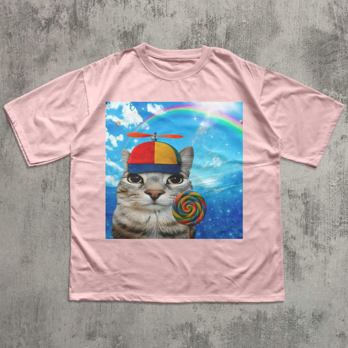 Happy Cat Dreamcore Cats Brainrot Meme Tee Silly Kitten Tee Cat Lover Weird Tees Gen Humor