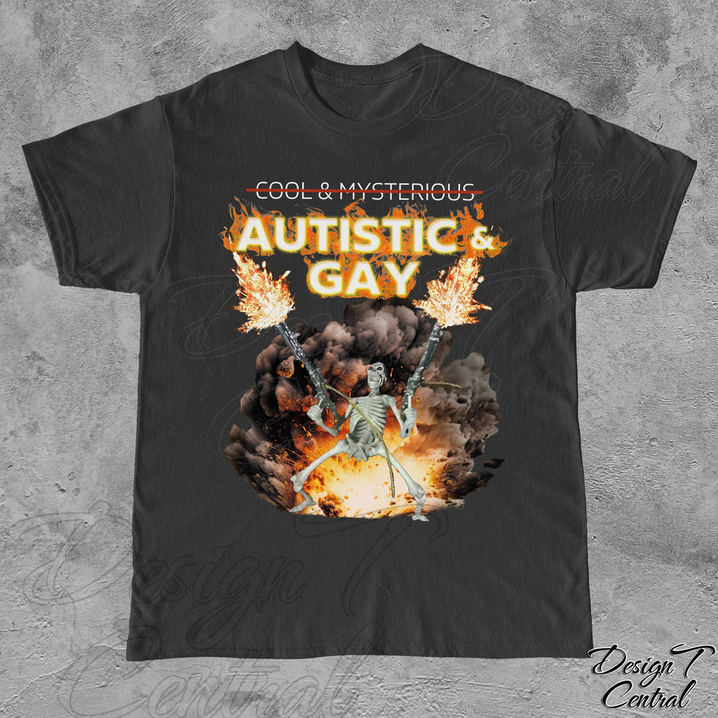 Autistic Gay Skeleton Explosion Unisex