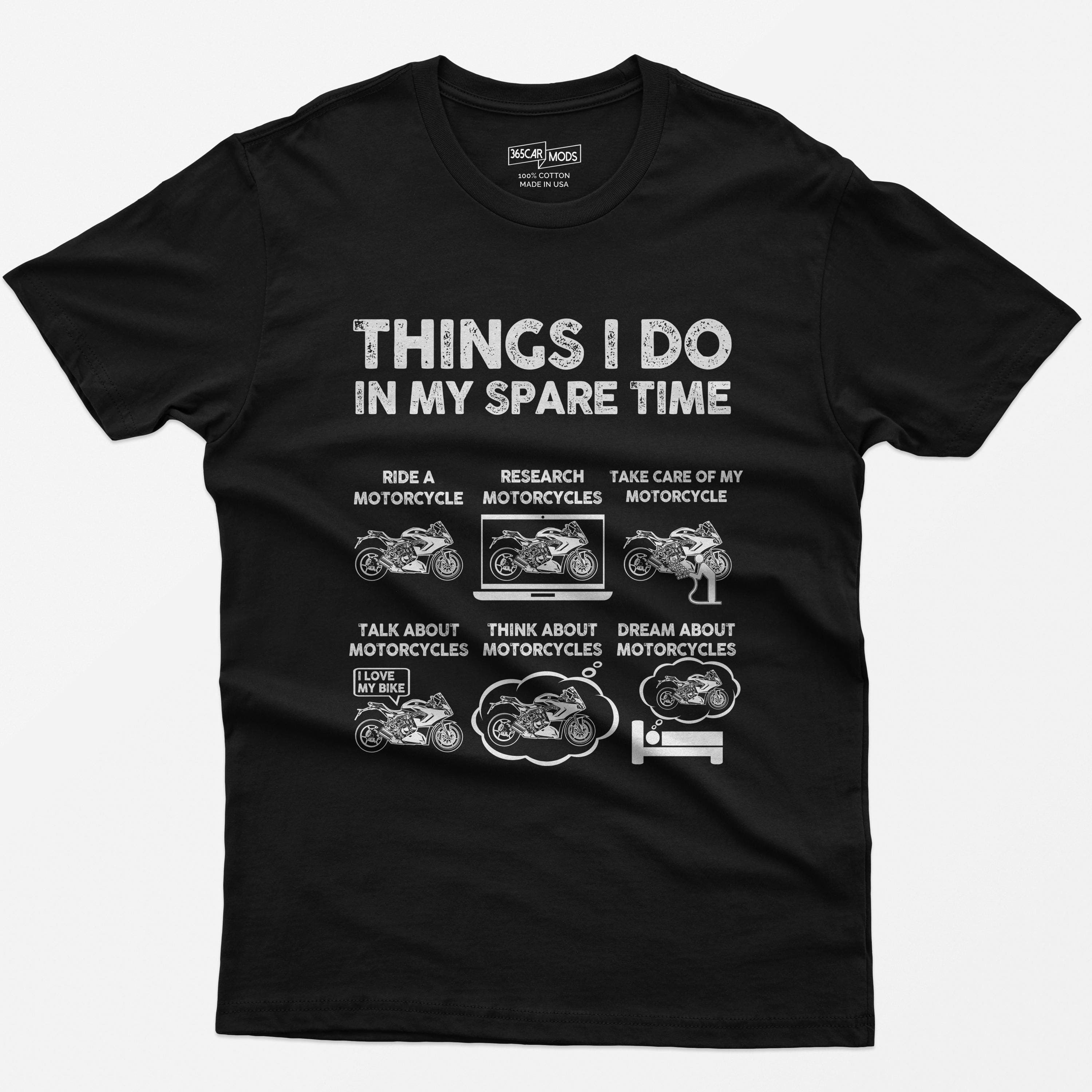 Motorcycle Things Spare Time Biker Sportbike Enthusiast