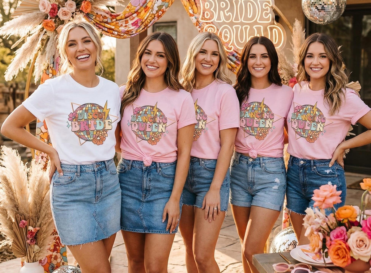 Disco Bachelorette Party Bride Squad Unisex