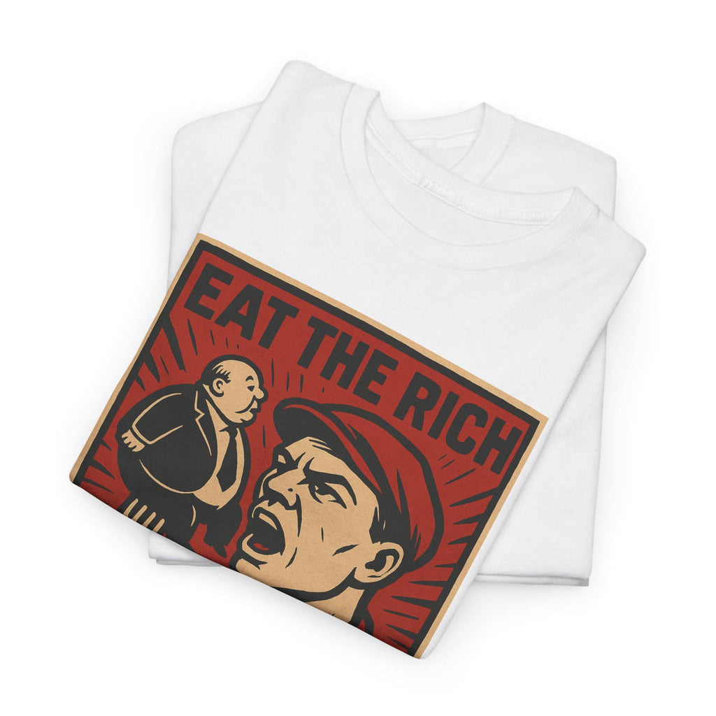 Eat Rich Soviet Propaganda Retro Ussr Class War Anti-Elite Rebels