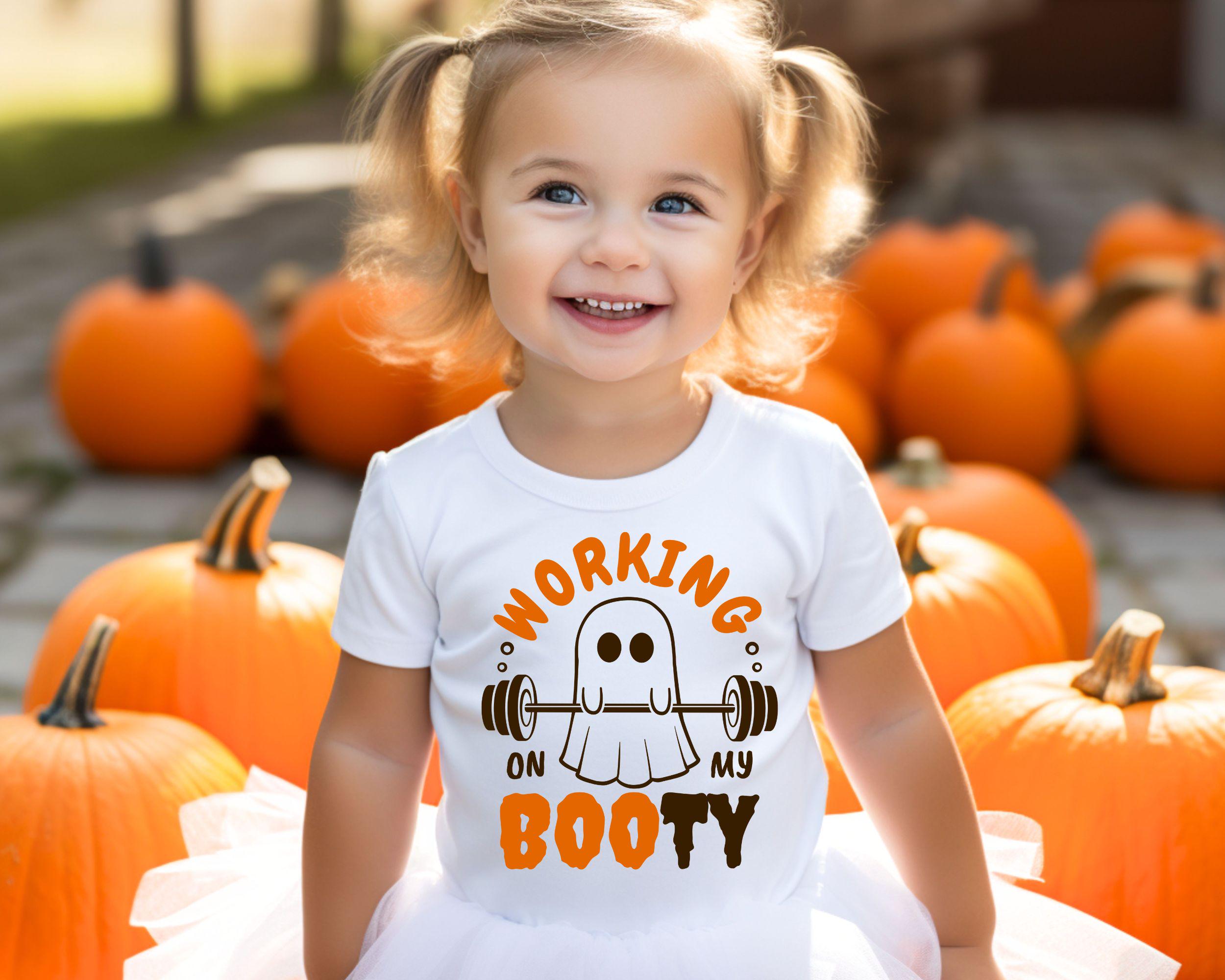 Halloween Ghost Gym Working Booty Gym Workou Ghos Fitness Halloween