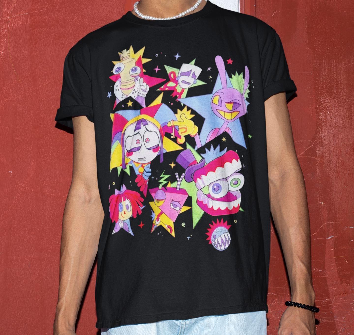 Comfort Colors Digital Circus Tadc Tadc Jax Tee Pomni Gangle Ragatha Caine Bubble Zooble