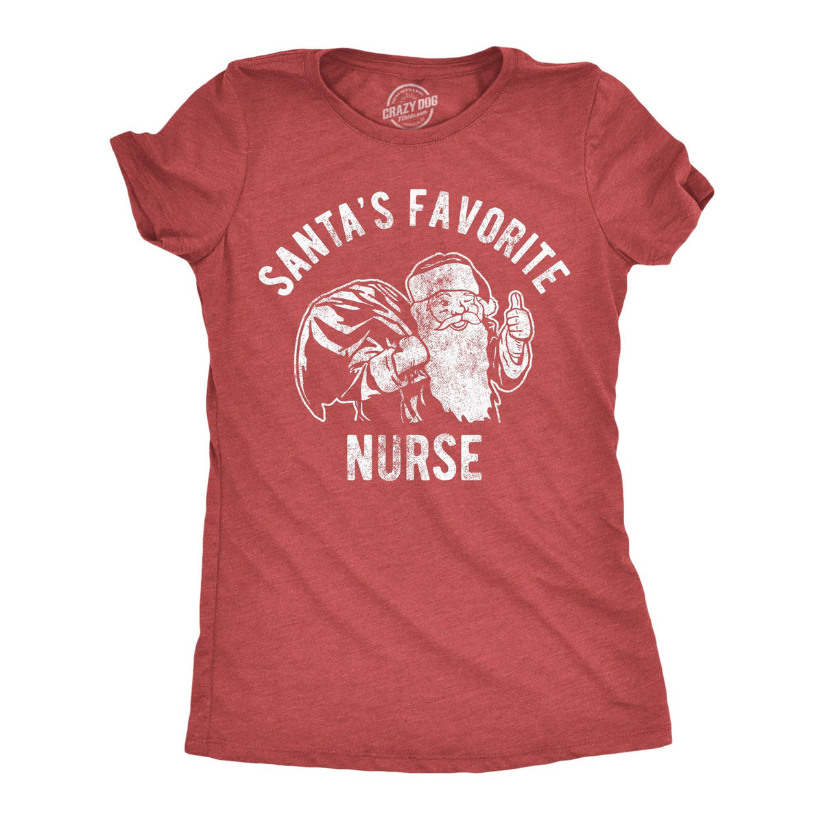 Santas Favorite Nurse Women's T Shirt Unisex , , , Long Sleeve Tee