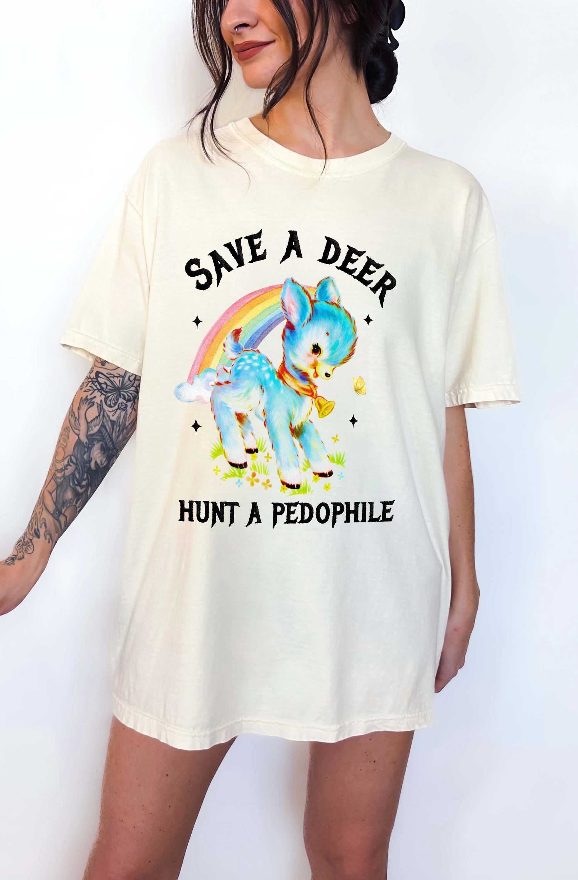 Save Deer Hunt Pedophile Unisex