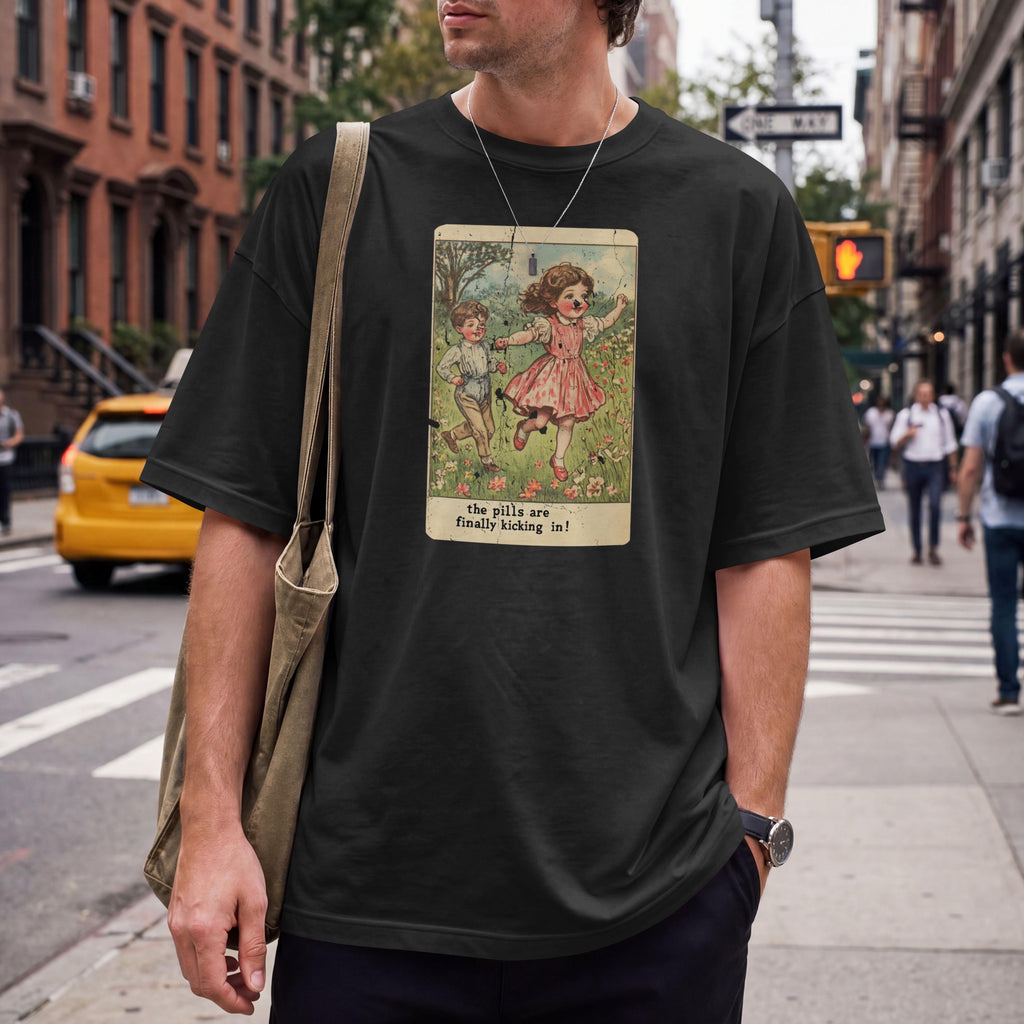 Dark Humor Vintage Meme Retro Creepy Unisex