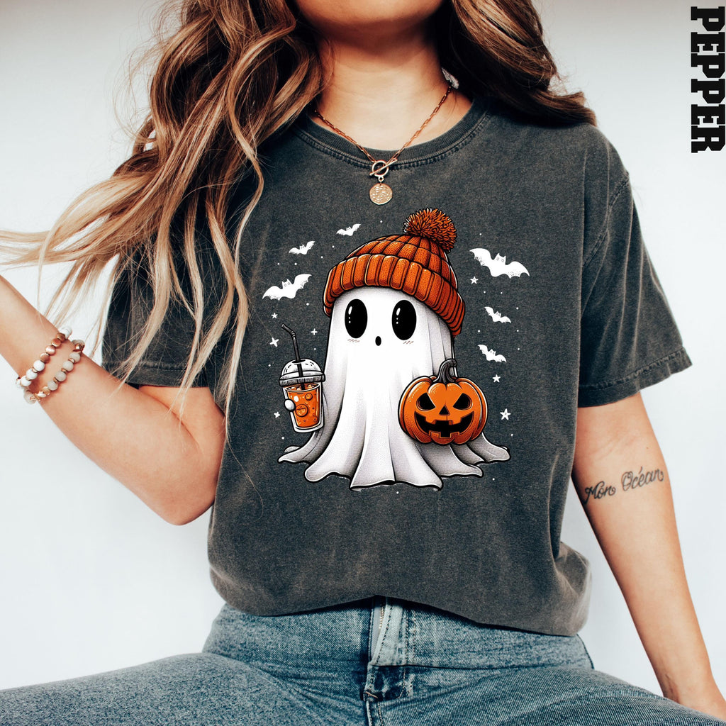 Comfort Colors Ghost Tee Ghost Halloween Halloween Halloween Pumpkin Halloween Halloween Tee