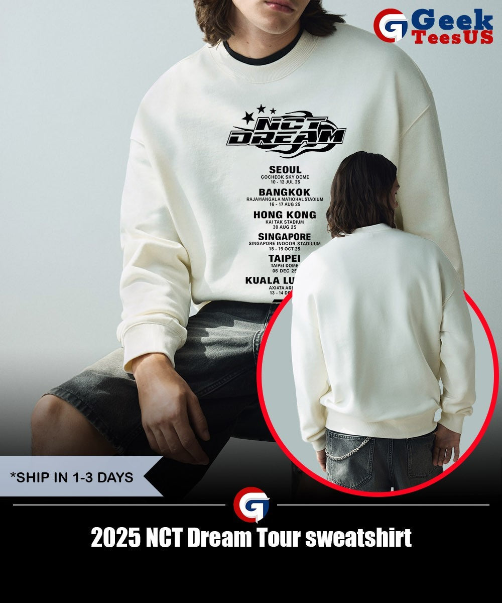 2025 NCT Dream Tour shirt Unisex , , , Long Sleeve Tee