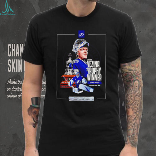 2026 Vezina Trophy Winner Tampa Bay Lightning Andrei Vasilevskiy poster shirt