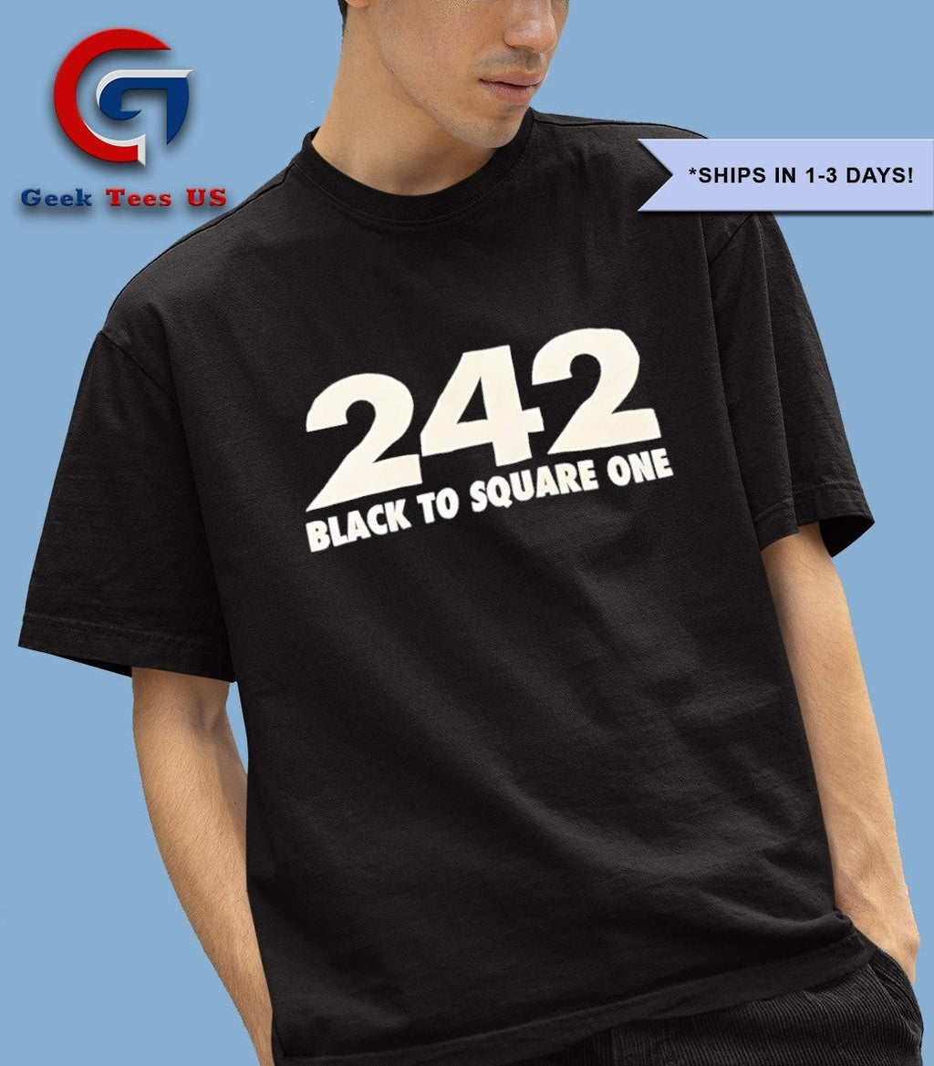 242 Black To Square One Unisex , , , Long Sleeve Tee