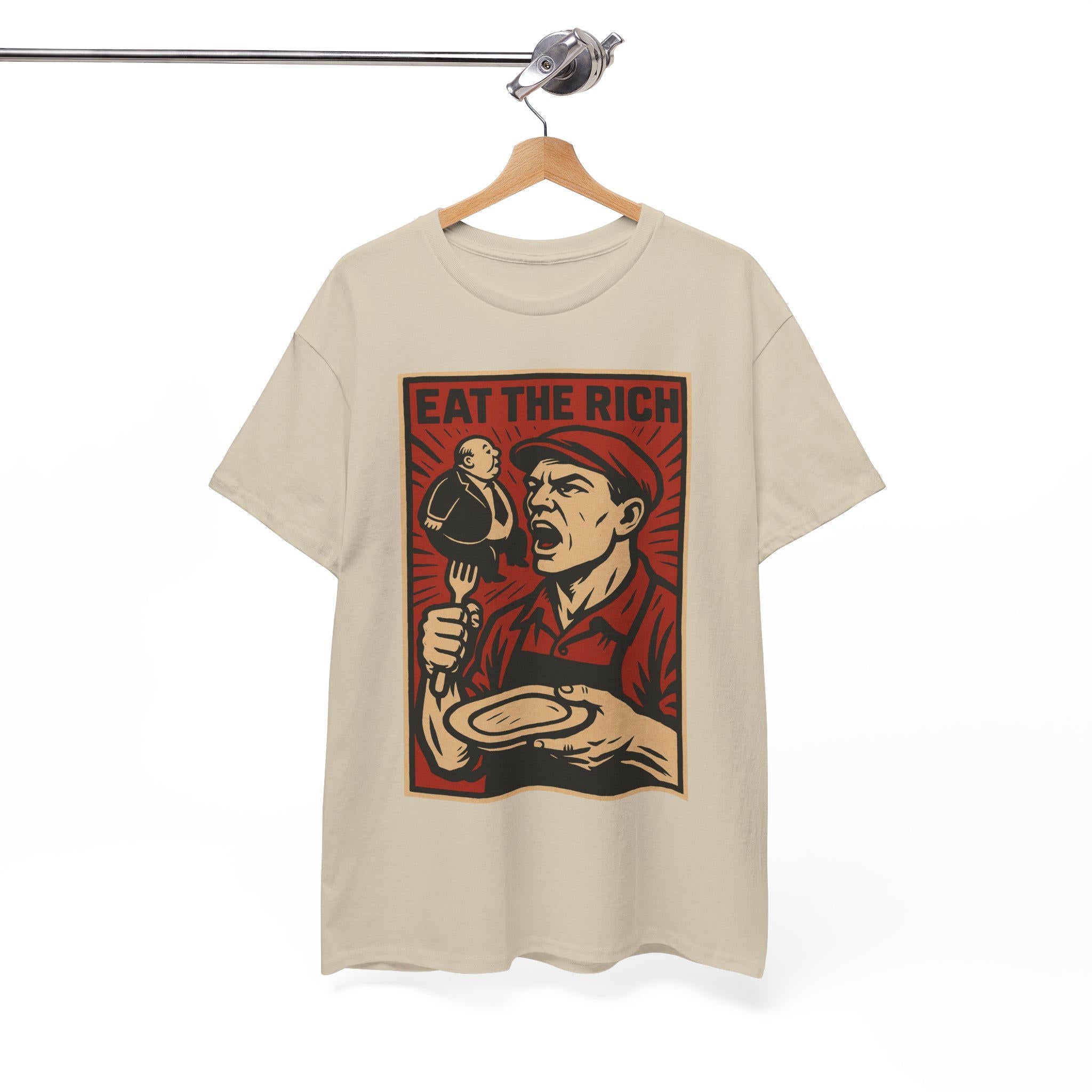 Eat Rich Soviet Propaganda Retro Ussr Class War Anti-Elite Rebels