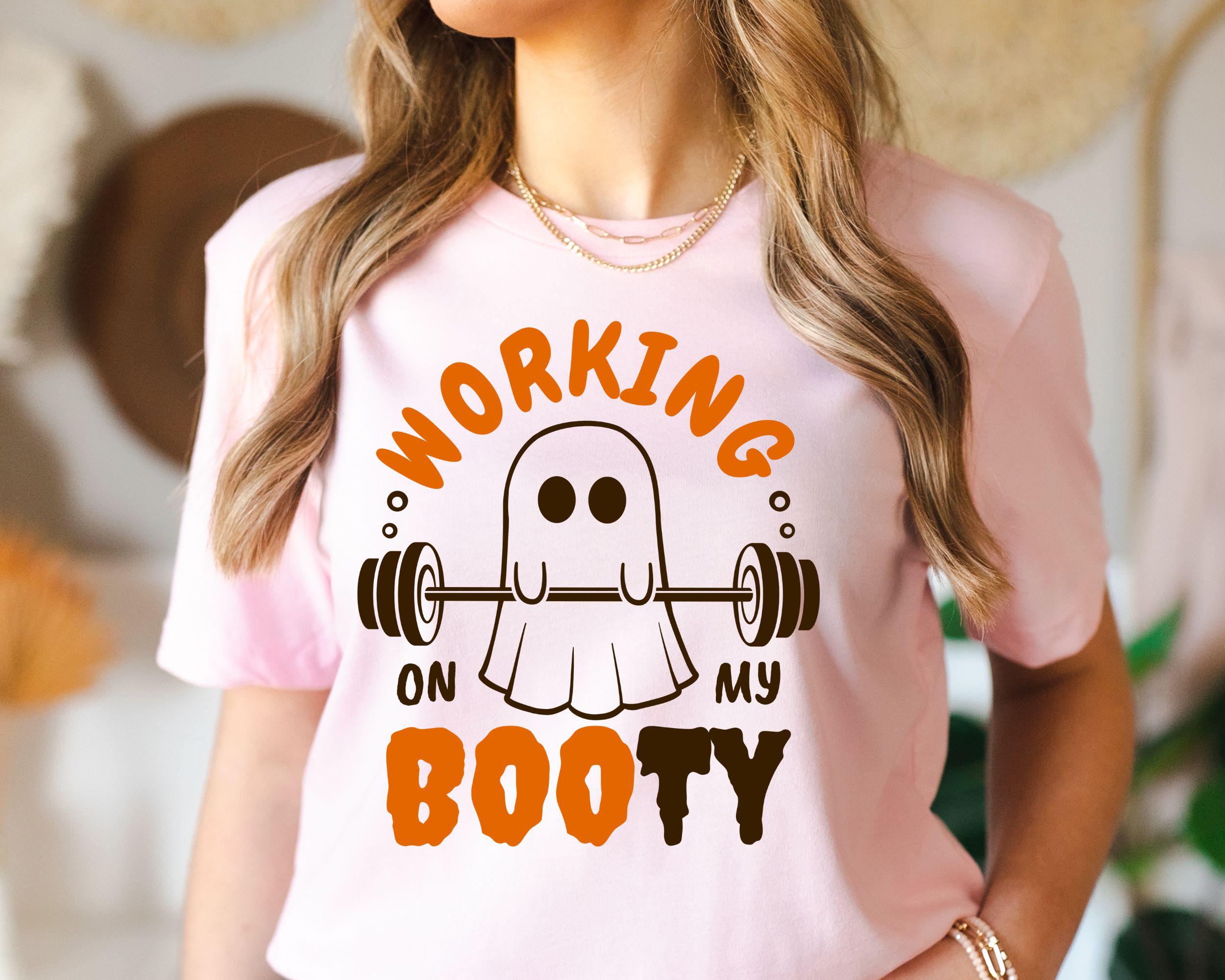 Halloween Ghost Gym Working Booty Gym Workou Ghos Fitness Halloween