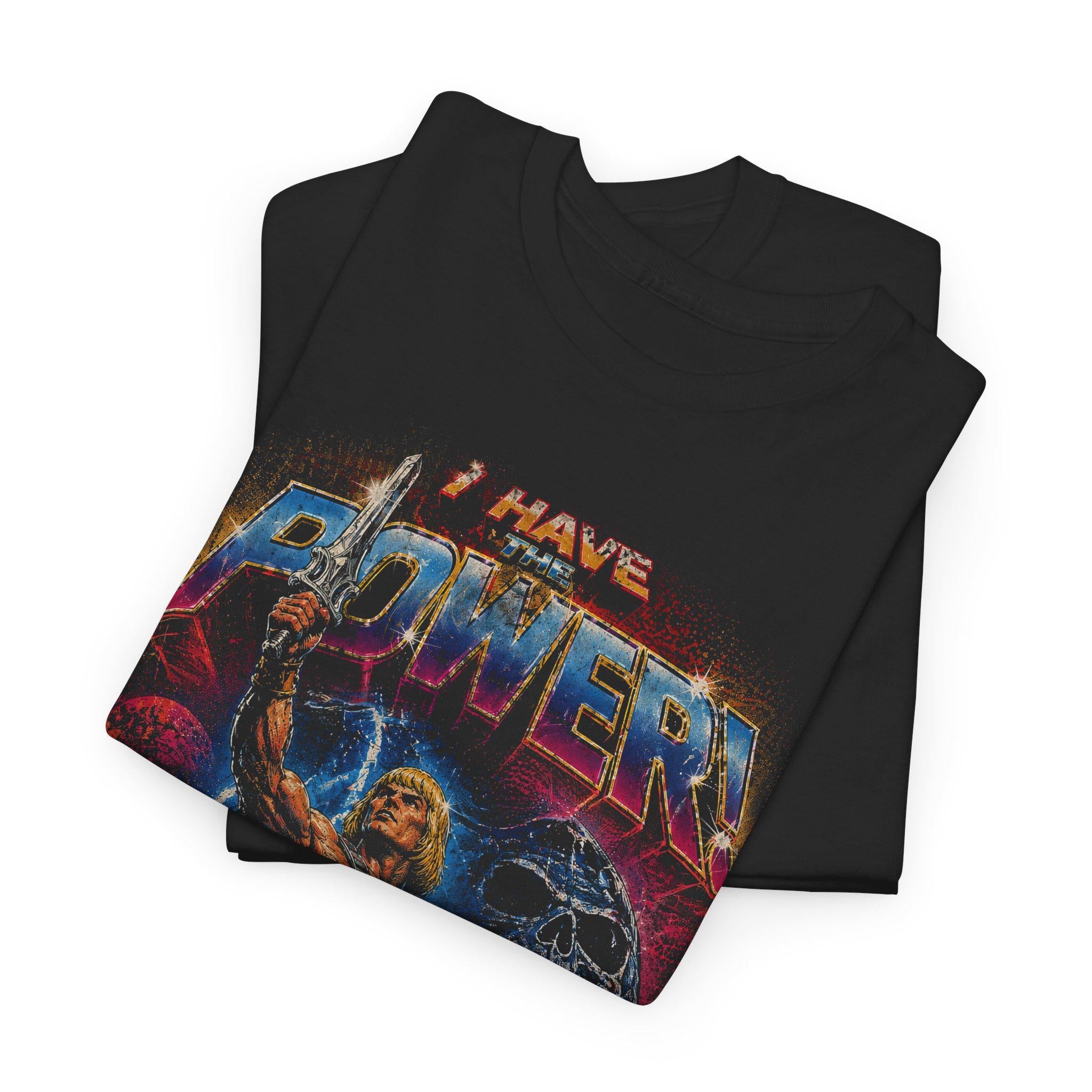 He-Man Power Tee Vintage 80s Cartoon Masters Universe Unisex