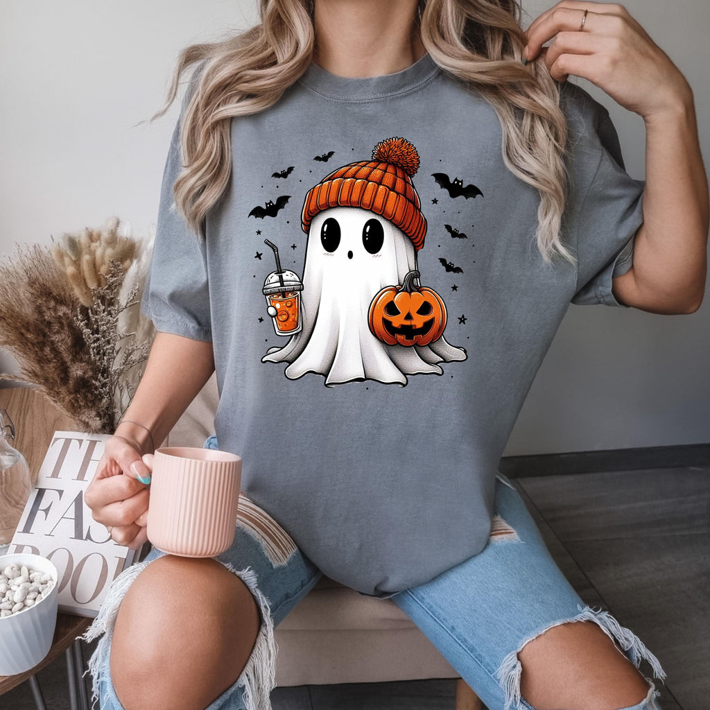 Comfort Colors Ghost Tee Ghost Halloween Halloween Halloween Pumpkin Halloween Halloween Tee