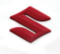 Suzuki S Red Logo 3D Emblem Decal Kit of 2 990A0-94020 Unisex , , , Long Sleeve Tee