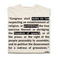 The First Amendment Heavyweight Unisex , , , Long Sleeve Tee