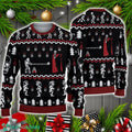 3D Castlevania Classic Game Ugly Christmas Sweater Christmas Holiday Gift