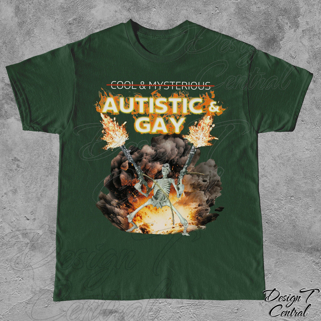 Autistic Gay Skeleton Explosion Unisex