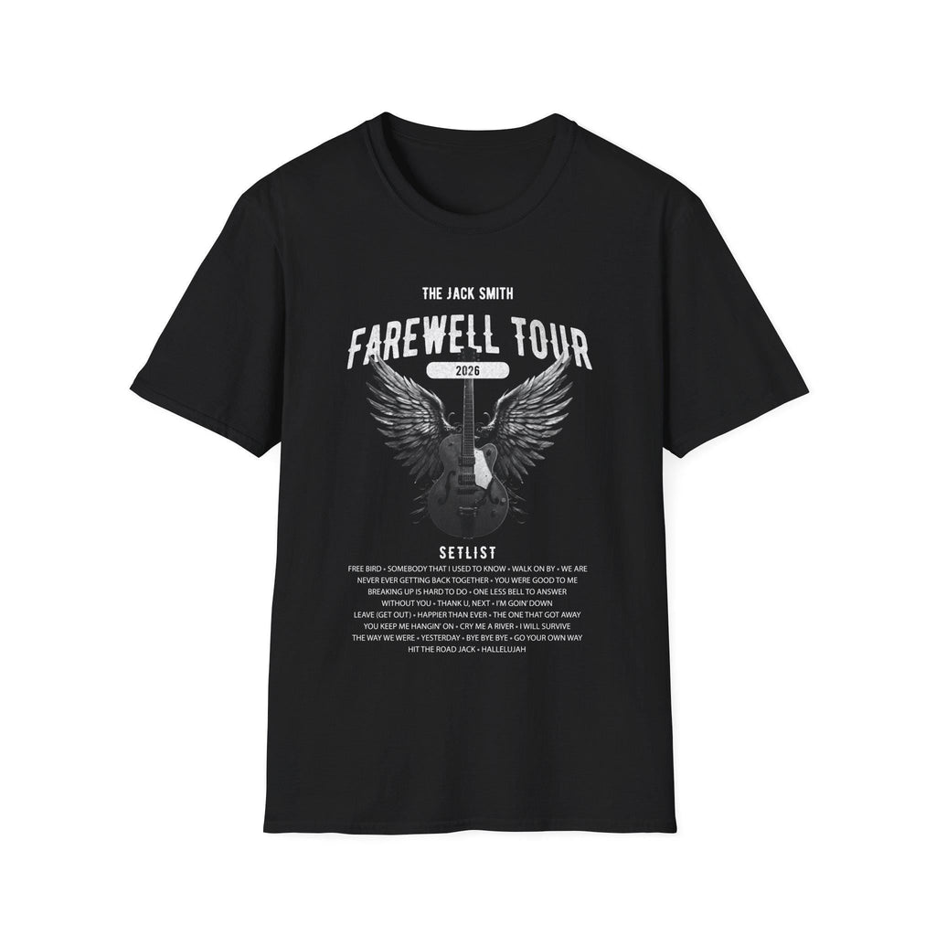Personalized Retirement Farewell Tour Music-Themed Music Fan Custom Retiree Softstyle Tee