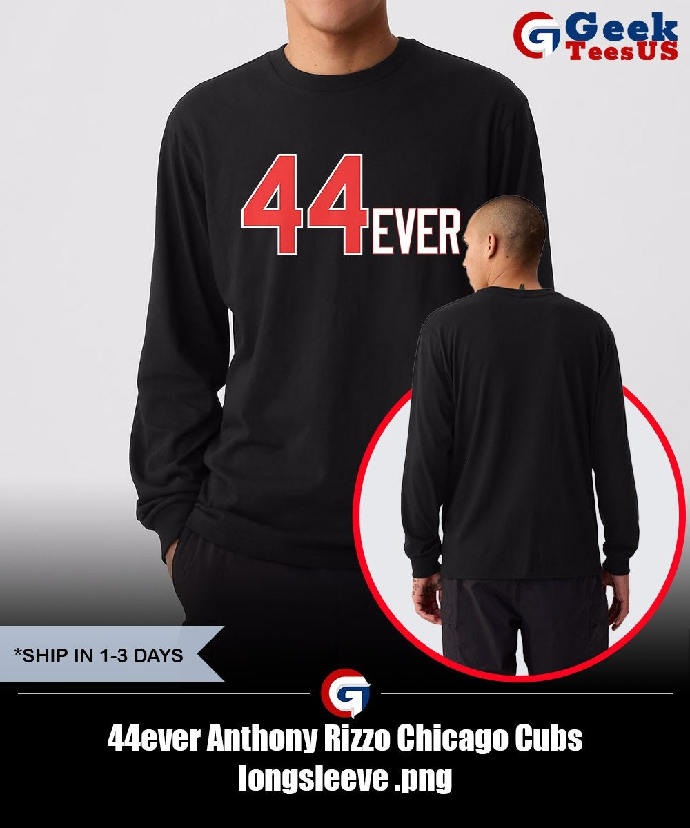 44ever Anthony Rizzo Chicago Cubs shirt Unisex , , , Long Sleeve Tee