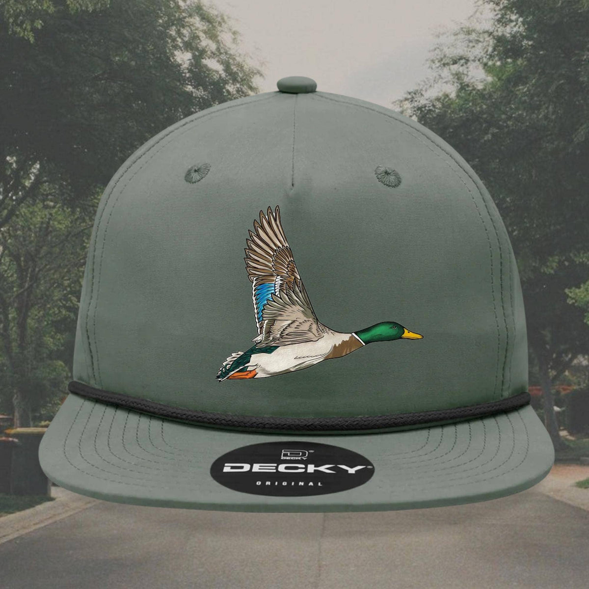Mallard Duck Snapback and Rope Hats For Men Unisex , , , Long Sleeve Tee