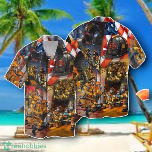 4th Of July Independence Day Memorial Day Firefighter 3 Hawaiian Shirt Style Gift