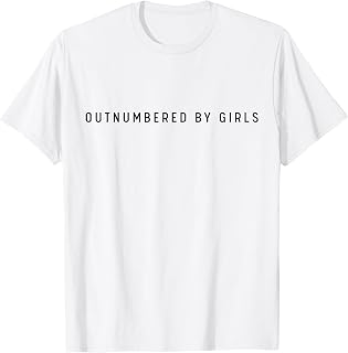 Outnumbered by Girls Funny Parents Humor Gifts Father's Day Unisex , , , Long Sleeve Tee