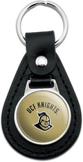 GRAPHICS & MORE Black Leather Central Florida Knights Keychain Unisex , , , Long Sleeve Tee