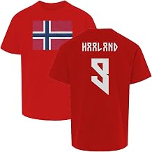 Norway Pride Haaland 9 Two-Sided Jersey Style Youth Unisex Unisex , , , Long Sleeve Tee
