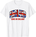 Soccer Fan 2026 England Come On England Unisex , , , Long Sleeve Tee