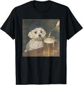 Maltese Drinking Beer Unisex , , , Long Sleeve Tee