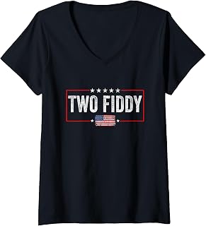 Women's Two Fiddy 2 Fiddy V-Neck Unisex , , , Long Sleeve Tee