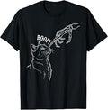 Skeleton Cat Boop Funny Spooky Halloween Unisex , , , Long Sleeve Tee