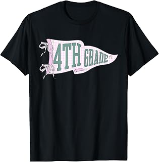 Fourth Grade Back to School Pennant Flag 4th Grade Teacher Unisex , , , Long Sleeve Tee