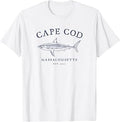 Vintage Cape Cod Shark Retro Throwback Boys Girls Souvenir Unisex , , , Long Sleeve Tee