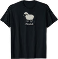 Found Minimalist Sheep Christian Psalm 23 Lamb Christian Unisex , , , Long Sleeve Tee