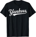 Yankee Vintage Retro Style Tee, Classic 70s & 80s Unisex , , , Long Sleeve Tee