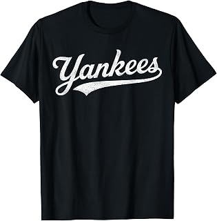 Yankee Vintage Retro Style Tee, Classic 70s & 80s Unisex , , , Long Sleeve Tee