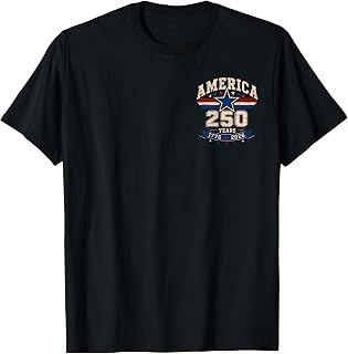250 Years American 250th Anniversary 1776 4th July 2 Sided Unisex , , , Long Sleeve Tee