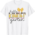 Hello Kindergarten Team Kinder Back to School Teacher Kid Unisex , , , Long Sleeve Tee