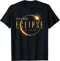 Iceland 2026 Total Eclipse 08 12 26 Solar Eclipse Totality Unisex , , , Long Sleeve Tee