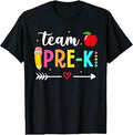 First Day of Pre-k Back to School Teachers Students Kids Unisex , , , Long Sleeve Tee