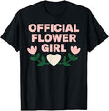 Funny Flower Girl Art for Girl Kid Women Flower Girl Wedding Unisex , , , Long Sleeve Tee