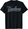 Vintage Yankees Retro Style 70s 80s First Name Personalized Unisex , , , Long Sleeve Tee