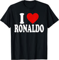 I Heart Love Ronaldo Unisex , , , Long Sleeve Tee