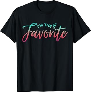 Favorite Son Daughter Its Official Dad Mom's Favorite Child Unisex , , , Long Sleeve Tee